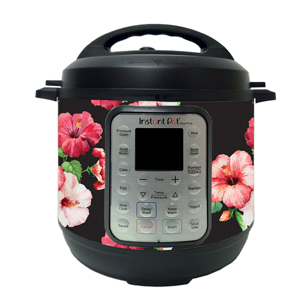 Picture of MightySkins INPTDO6QT-Hibiscus Skin Compatible with Instant Pot Duo 6 qt. - Hibiscus