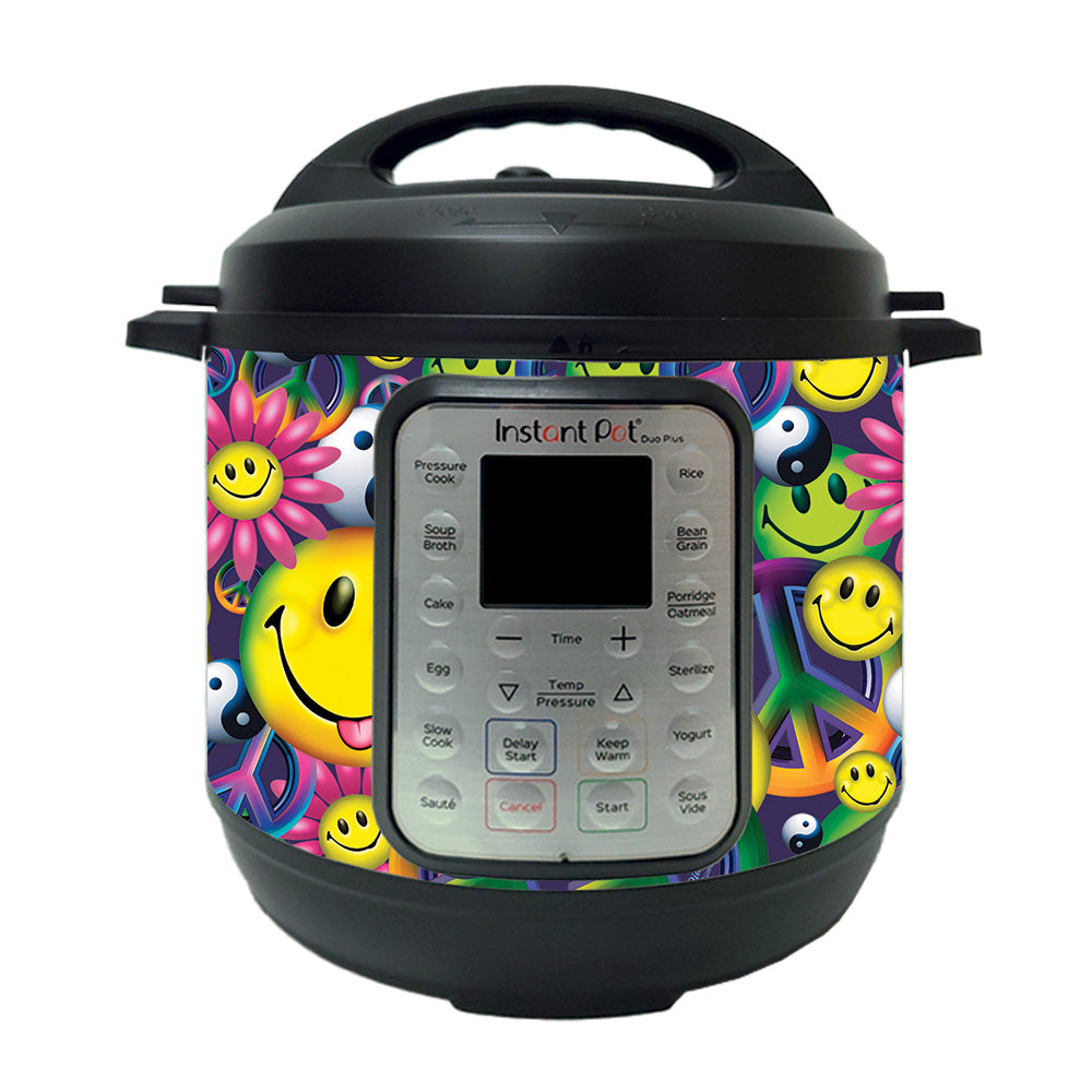 Picture of MightySkins INPTDO6QT-Peace Smile Skin Compatible with Instant Pot Duo 6 qt. - Peace Smile