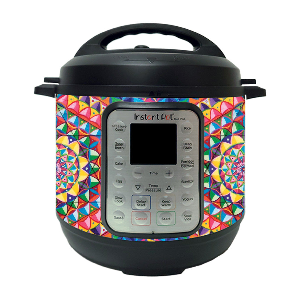 Picture of MightySkins INPTDO6QT-Rainbow Kaleidoscope Skin Compatible with Instant Pot Duo 6 qt. - Rainbow Kaleidoscope