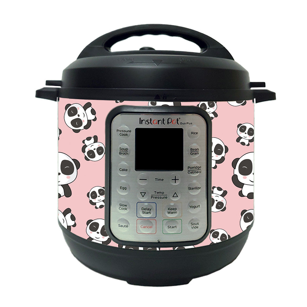 Picture of MightySkins INPTDO6QT-Panda Hello Skin Compatible with Instant Pot Duo 6 qt. - Panda Hello