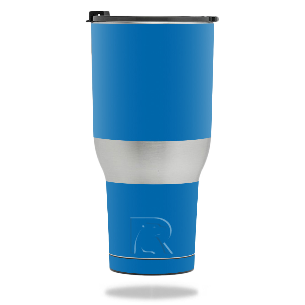 RTTUM4017-Solid Blue Skin for RTIC Tumbler 40 oz & 2017 - Solid Blue -  MightySkins