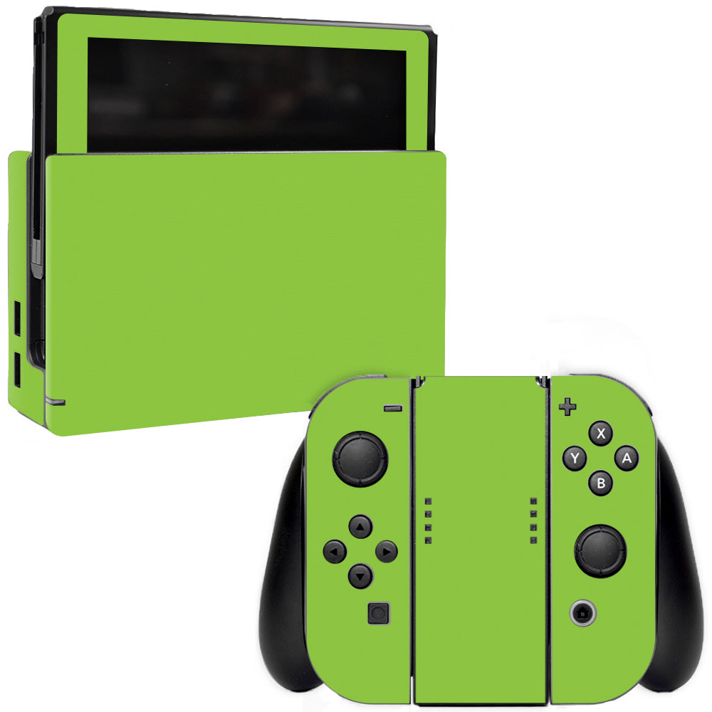 NISWI-Solid Lime Green Skin Compatible with Nintendo Switch - Solid Lime Green -  MightySkins