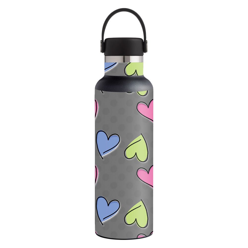 Picture of MightySkins HFST21-Girly Skin for Hydro Flask 21 oz Standard Mouth - Girly