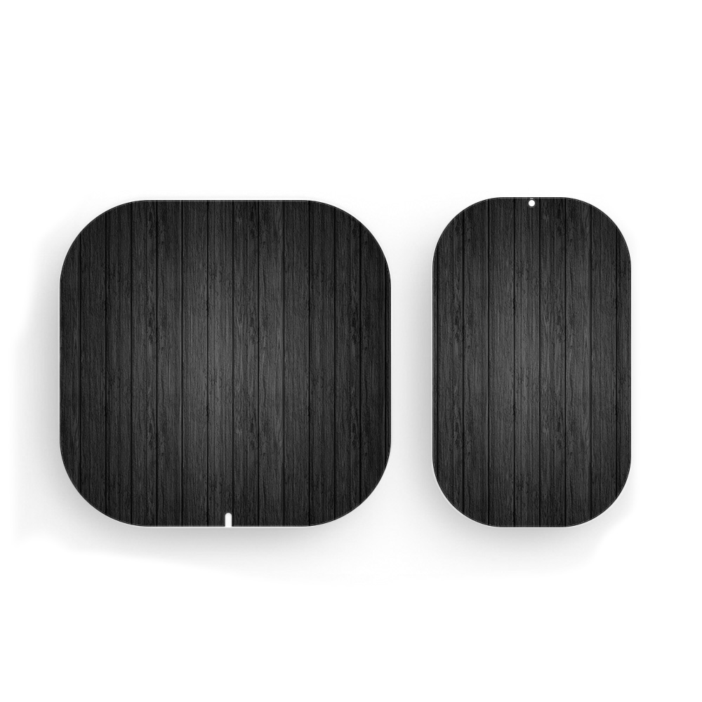 EEWIFI1Black Wood Skin for Eero Home WiFi System Plus 1 Beacon  Black Wood