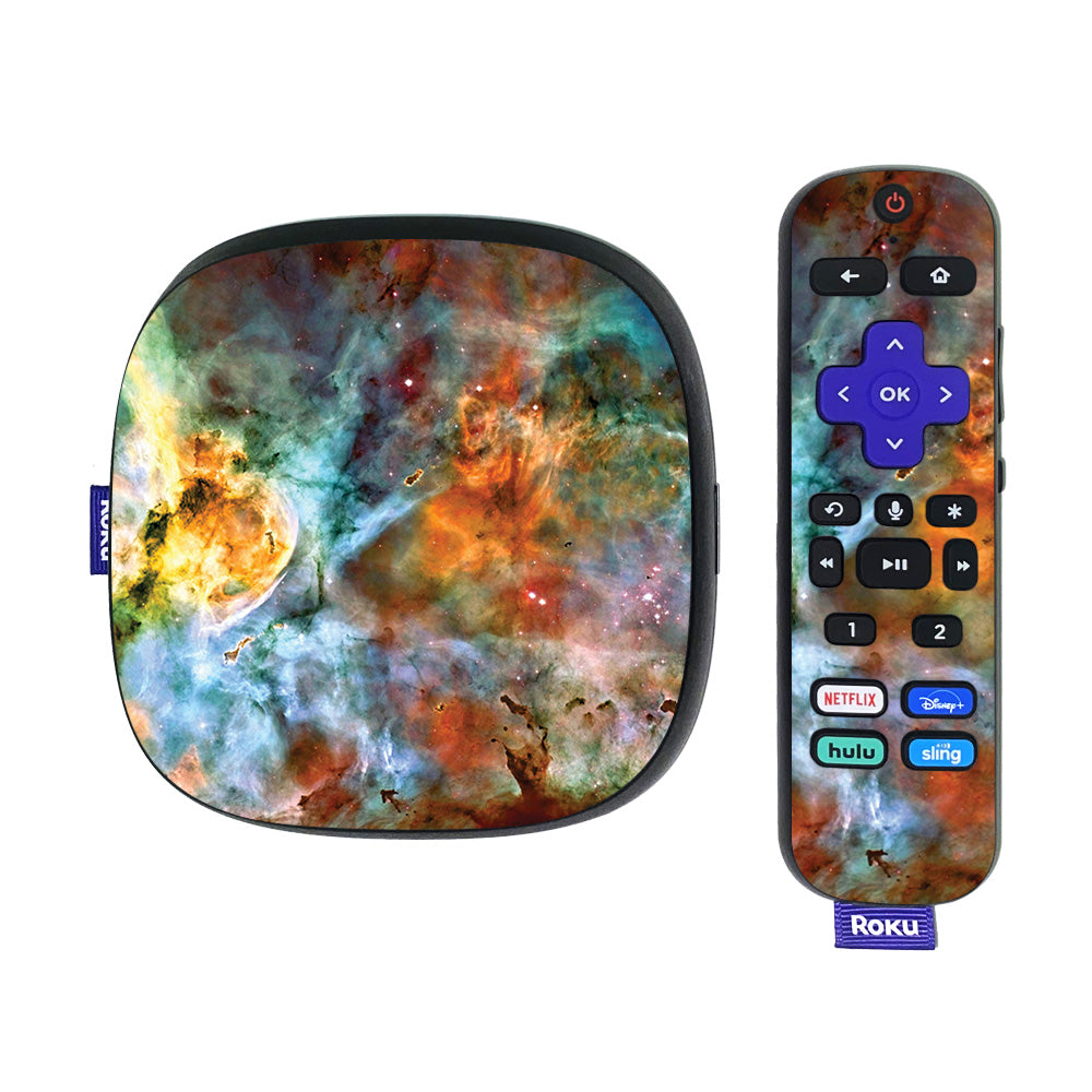 ROUL4K20-Space Cloud Skin Compatible with Roku Ultra HDR 4K Streaming Media Player 2020 of Skin - Space Cloud -  MightySkins