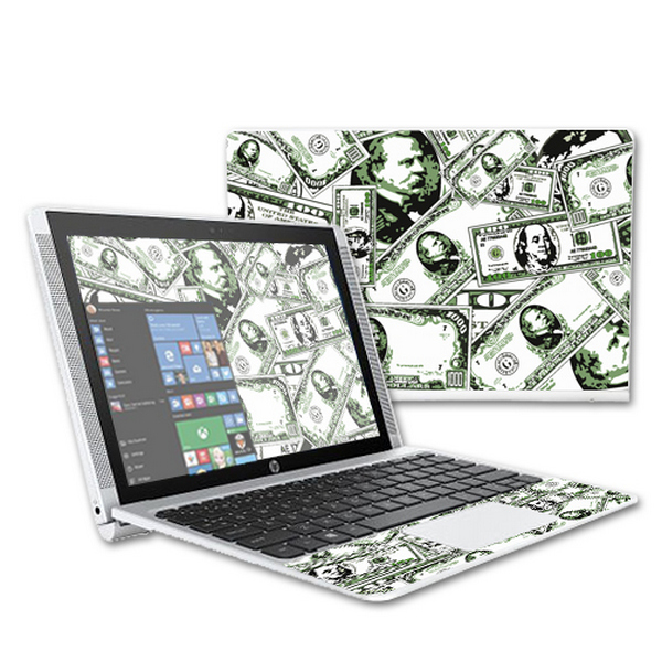 HPPAVX22-Phat Cash Skin Compatible with HP Pavilion x2 10.1 in. 2015 Laptop case Wrap Cover Sticker - Phat Cash -  MightySkins