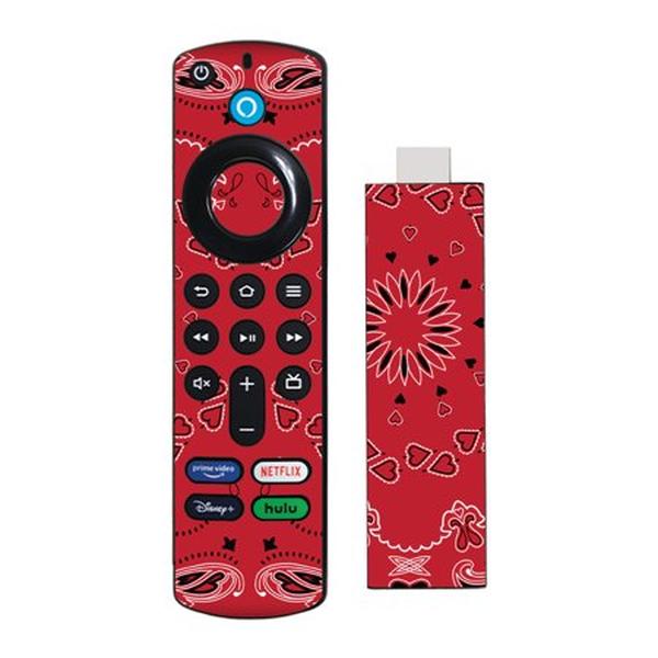 AMFTV4KM-Bandana Skin Compatible with Amazon Fire TV Stick 4K Max - Bandana -  MightySkins