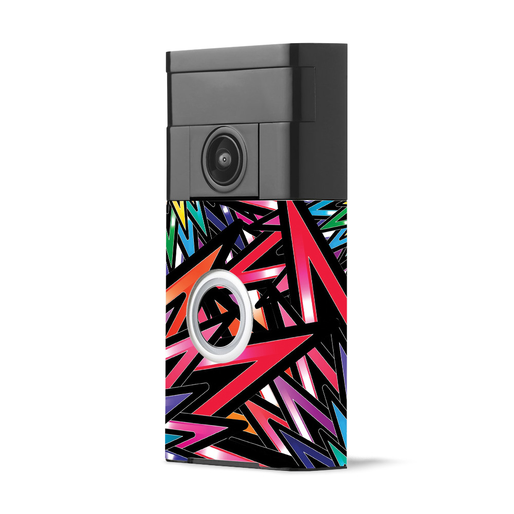 RIVD-Color Bomb Skin for Ring Video Doorbell - Color Bomb -  MightySkins