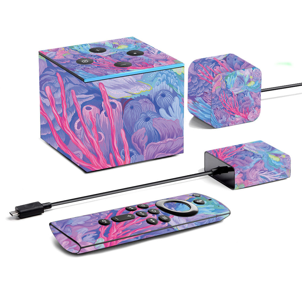Picture of MightySkins AMFITVCU19-Dreamy Reef Skin for Amazon Fire TV Cube 2019 - Dreamy Reef