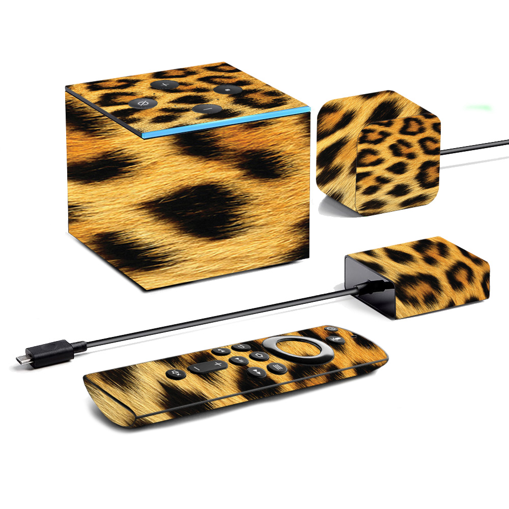 Picture of MightySkins AMFITVCU19-Cheetah Skin for Amazon Fire TV Cube 2019 - Cheetah