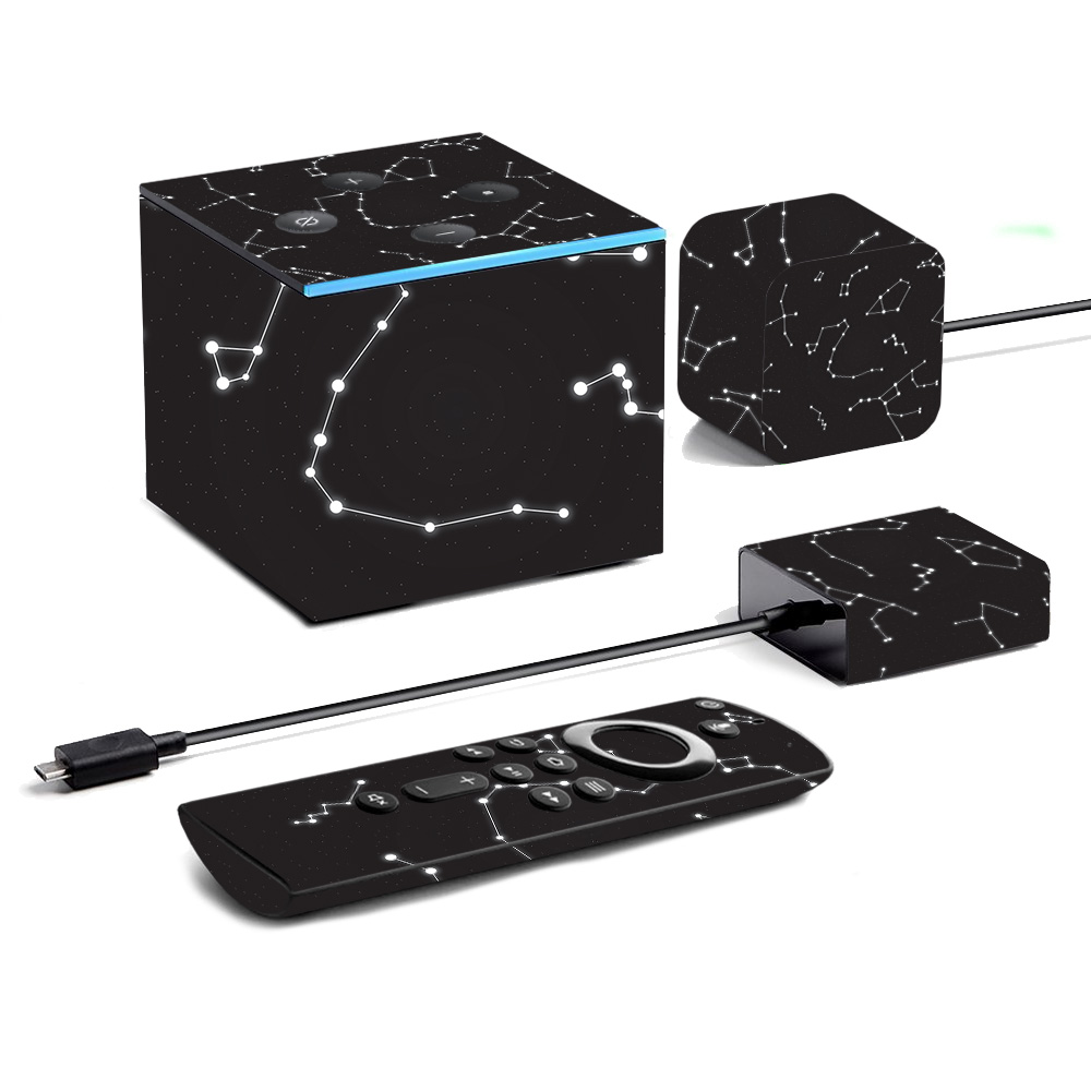 Picture of MightySkins AMFITVCU19-Constellations Skin for Amazon Fire TV Cube 2019 - Constellations