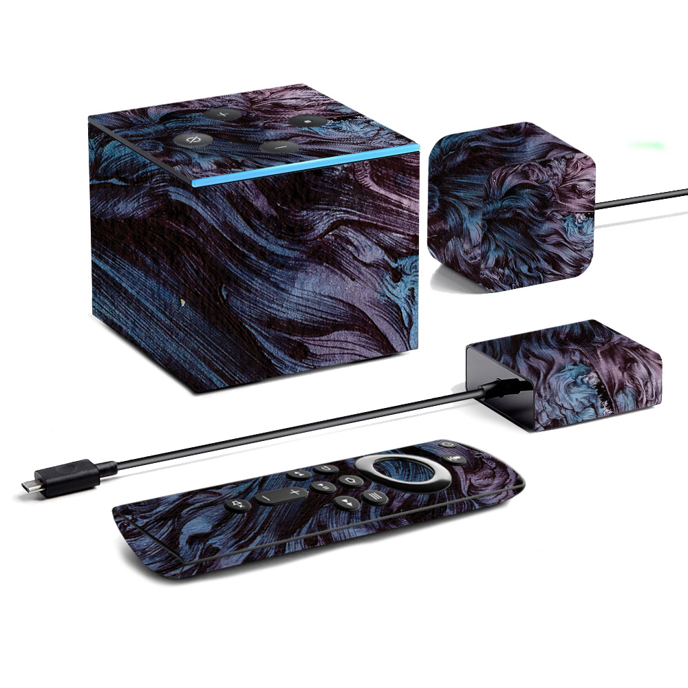 Picture of MightySkins AMFITVCU19-Angry Ripple Skin for Amazon Fire TV Cube 2019 - Angry Ripple
