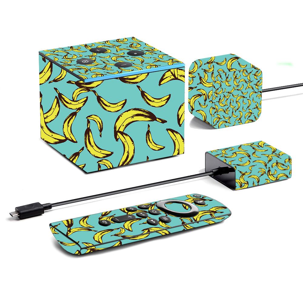Picture of MightySkins AMFITVCU19-Bananas Skin for Amazon Fire TV Cube 2019 - Bananas