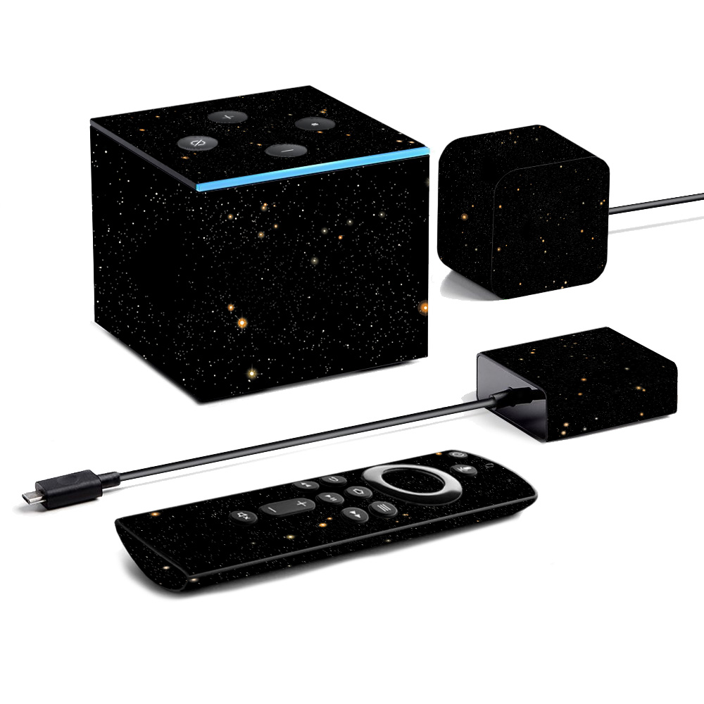 Picture of MightySkins AMFITVCU19-Deep Space Skin for Amazon Fire TV Cube 2019 - Deep Space