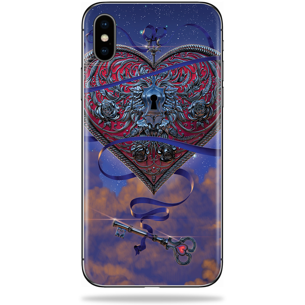 APIPHXSM-Heart And Key Skin for Apple iPhone XS Max - Heart & Key -  MightySkins