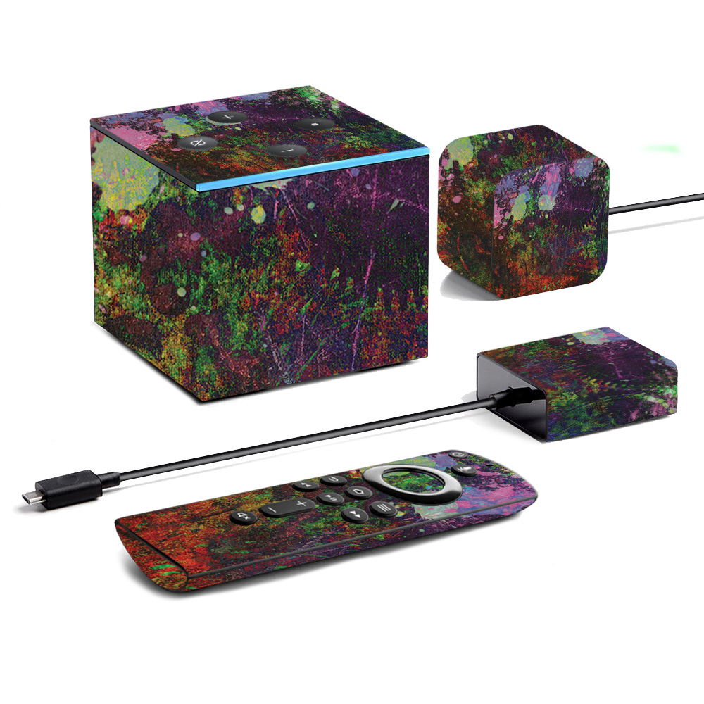 Picture of MightySkins AMFITVCU19-Paint Drip Skin for Amazon Fire TV Cube 2019 - Paint Drip