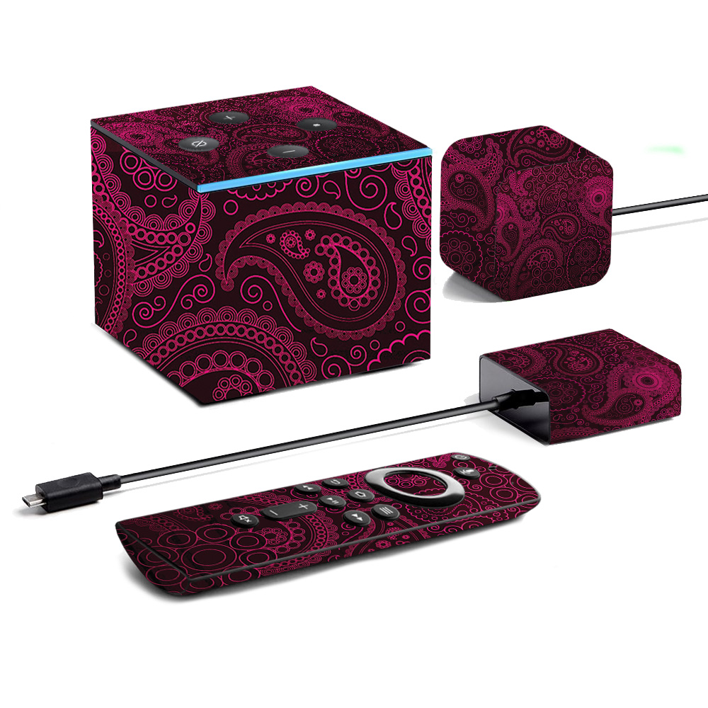 Picture of MightySkins AMFITVCU19-Paisley Skin for Amazon Fire TV Cube 2019 - Paisley