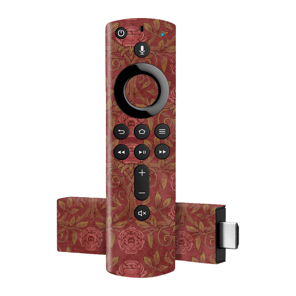 AMFTV4K-Neo Rose Pattern Skin for Amazon Fire TV Stick 4K 2018-2020 - Neo Rose Pattern -  MightySkins