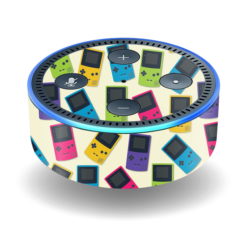 AMEDOT2-Game Kid Color Tile Skin for Amazon Echo Dot 2nd Generation - Game Kid Color Tile -  MightySkins