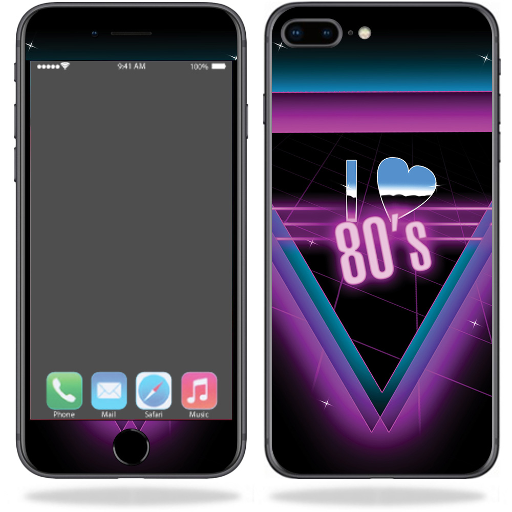 APIPH8PL-I Heart 80s Skin for Apple iPhone 8 Plus - I Heart 80s -  MightySkins