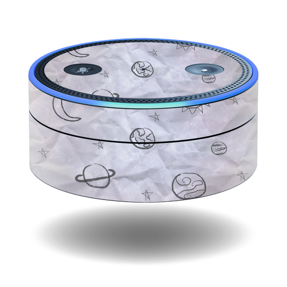 AMEDOT-Kids Outer Space Skin Compatible with Amazon Echo Dot 1st Generation Wrap Cover Sticker - Kids Outer Space -  MightySkins