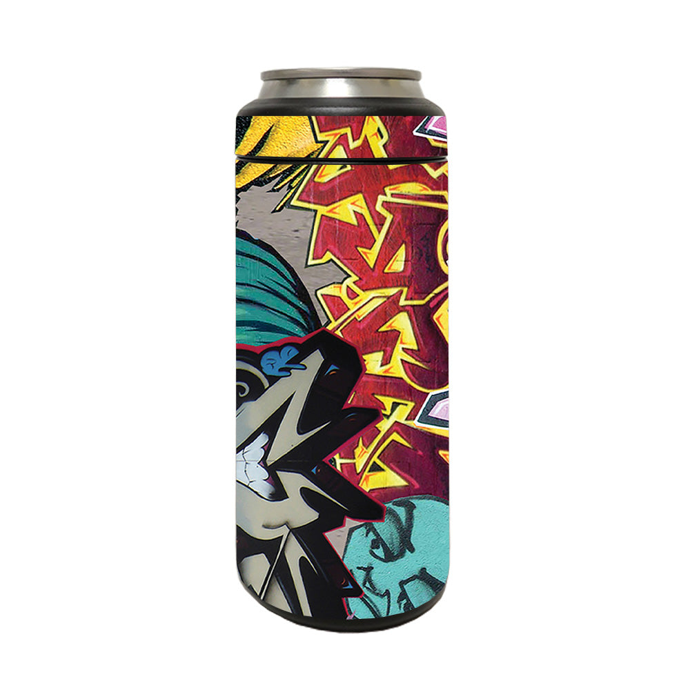 Picture of MightySkins YERM12COLSL-Graffiti Wild Styles Skin Compatible with YETI Rambler 12 oz Colster Slim Can - Graffiti Wild Styles