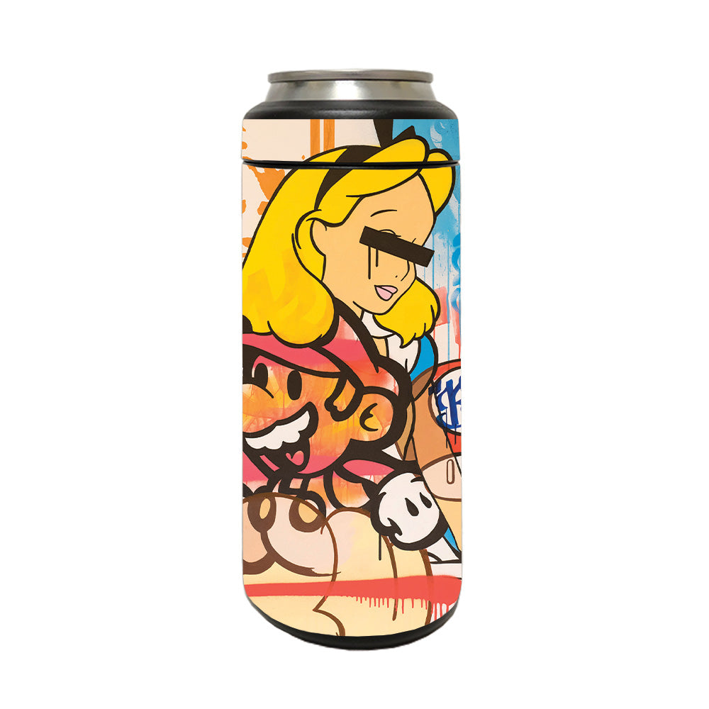 Picture of MightySkins YERM12COLSL-I Cant See Skin Compatible with YETI Rambler 12 oz Colster Slim Can - I Cant See