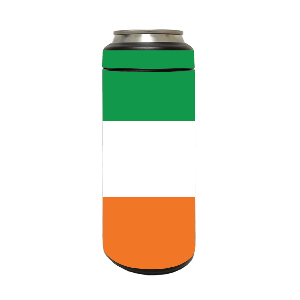 Picture of MightySkins YERM12COLSL-Irish Flag Skin Compatible with YETI Rambler 12 oz Colster Slim Can - Irish Flag