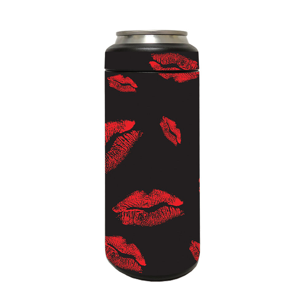 Picture of MightySkins YERM12COLSL-Kiss Me Skin Compatible with YETI Rambler 12 oz Colster Slim Can - Kiss Me