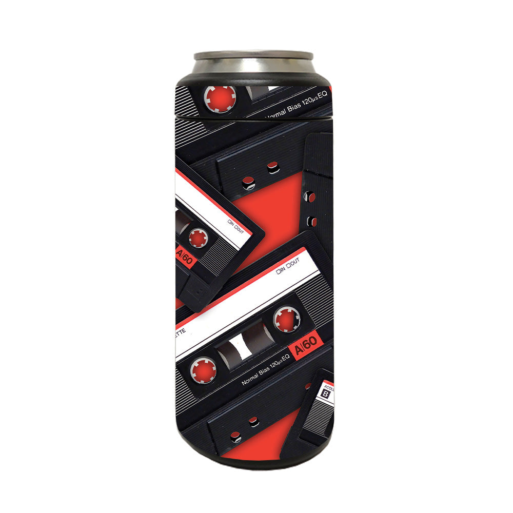 Picture of MightySkins YERM12COLSL-Mixtape Skin Compatible with YETI Rambler 12 oz Colster Slim Can - Mixtape