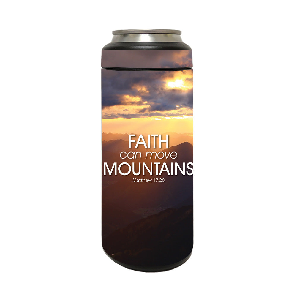 Picture of MightySkins YERM12COLSL-Move Mountains Skin Compatible with YETI Rambler 12 oz Colster Slim Can - Move Mountains