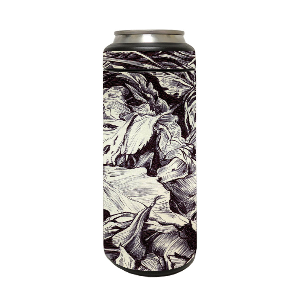 Picture of MightySkins YERM12COLSL-Nest Sketch Skin Compatible with YETI Rambler 12 oz Colster Slim Can - Nest Sketch
