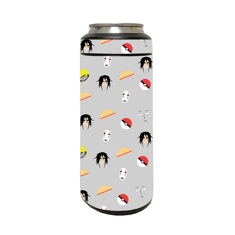 Picture of MightySkins YERM12COLSL-Anime Fan Skin Compatible with YETI Rambler 12 oz Colster Slim Can - Anime Fan