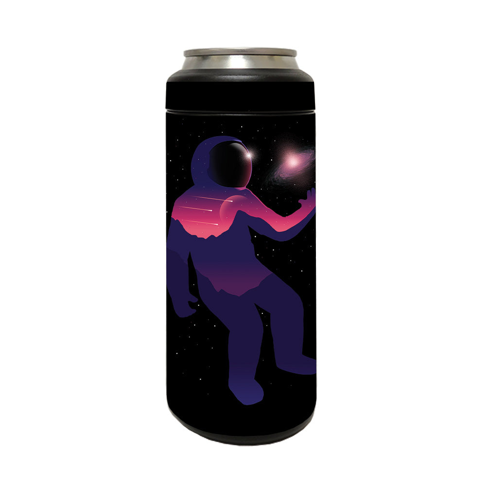 Picture of MightySkins YERM12COLSL-Astronaut Skin Compatible with YETI Rambler 12 oz Colster Slim Can - Astronaut
