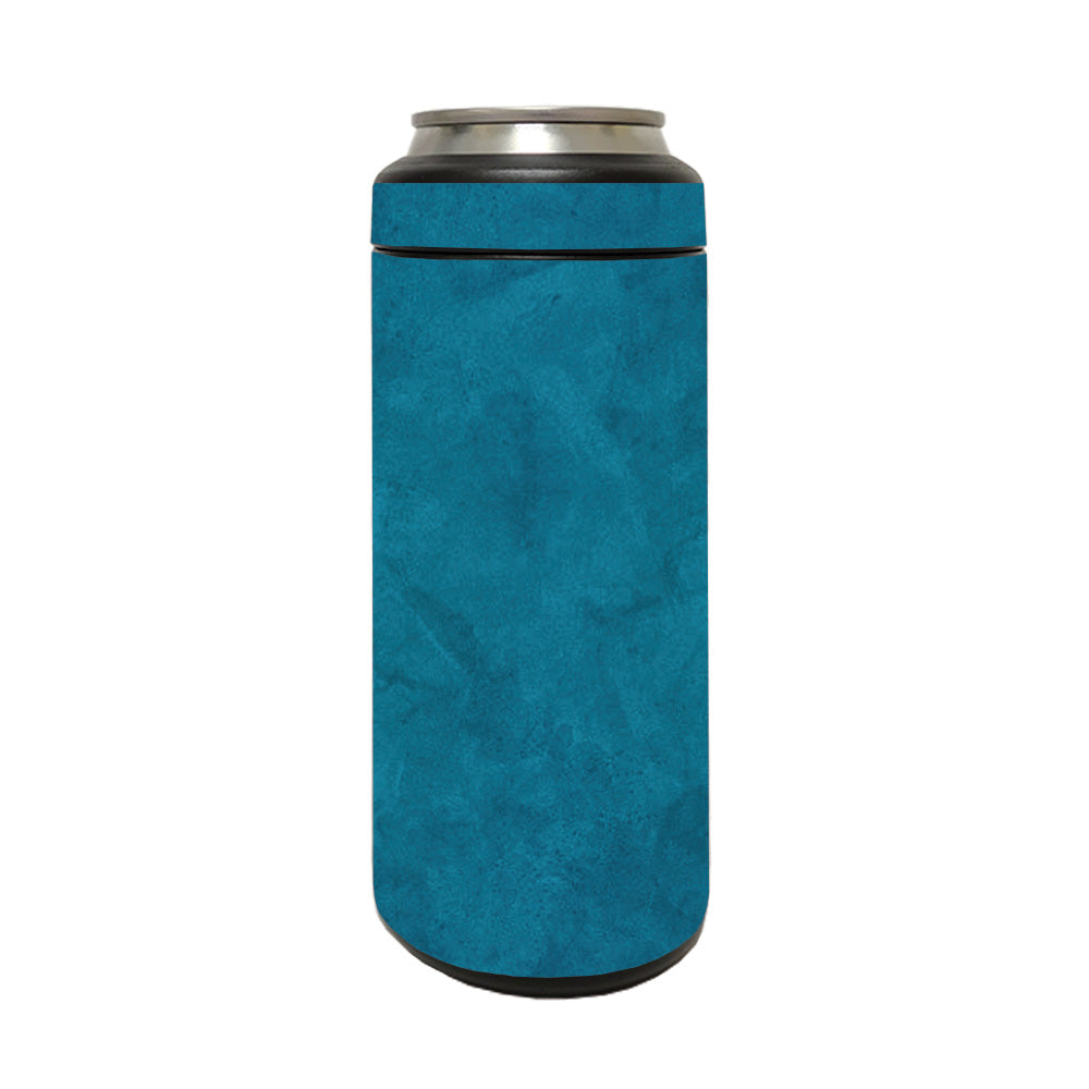 Picture of MightySkins YERM12COLSL-Blue Strokes Skin Compatible with YETI Rambler 12 oz Colster Slim Can - Blue Strokes