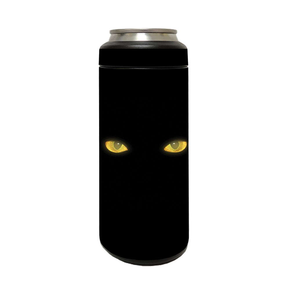 Picture of MightySkins YERM12COLSL-Cat Eyes Skin Compatible with YETI Rambler 12 oz Colster Slim Can - Cat Eyes
