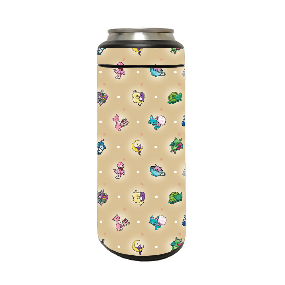Picture of MightySkins YERM12COLSL-Cute Kittens Skin Compatible with YETI Rambler 12 oz Colster Slim Can - Cute Kittens