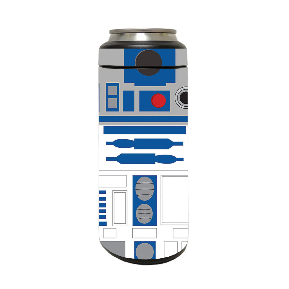 Picture of MightySkins YERM12COLSL-Cyber Bot Skin Compatible with YETI Rambler 12 oz Colster Slim Can - Cyber Bot