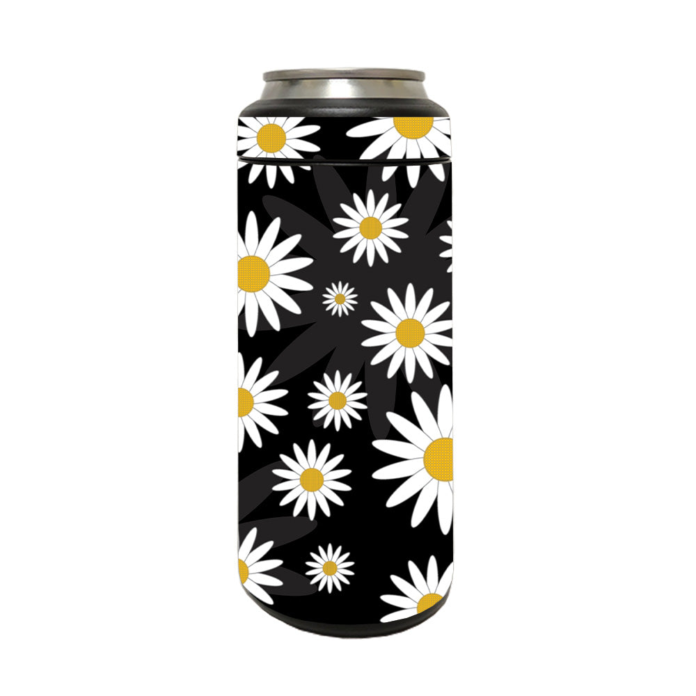 Picture of MightySkins YERM12COLSL-Daisies Skin Compatible with YETI Rambler 12 oz Colster Slim Can - Daisies