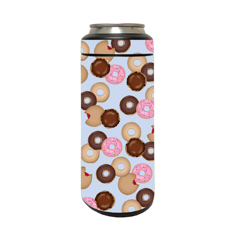 Picture of MightySkins YERM12COLSL-Donut Binge Skin Compatible with YETI Rambler 12 oz Colster Slim Can - Donut Binge