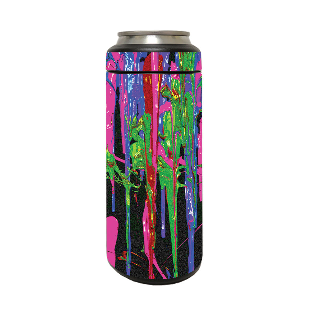 Picture of MightySkins YERM12COLSL-Drips Skin Compatible with YETI Rambler 12 oz Colster Slim Can - Drips