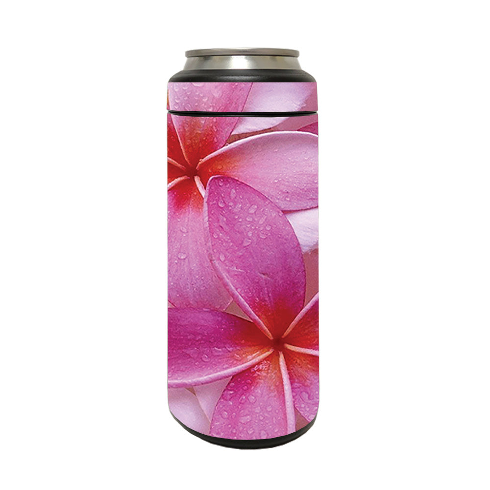 Picture of MightySkins YERM12COLSL-Flowers Skin Compatible with YETI Rambler 12 oz Colster Slim Can - Flowers