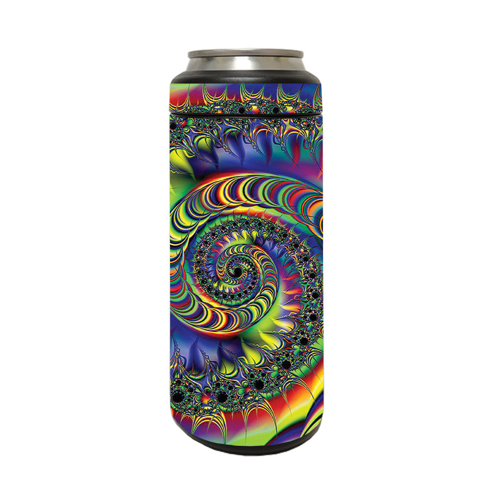 Picture of MightySkins YERM12COLSL-Acid Skin Compatible with YETI Rambler 12 oz Colster Slim Can - Acid
