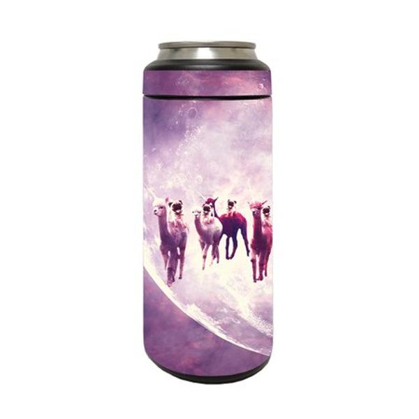Picture of MightySkins YERM12COLSL-Purple Galaxy Journey Carbon Fiber Skin Compatible with YETI Rambler 12 oz Colster Slim Can - Purple Galaxy Journey