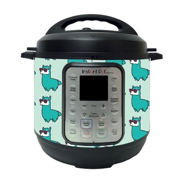 Picture of MightySkins INPTDO6QT-Awesome Alpacas Skin Compatible with Instant Pot Duo Plus 6 qt. - Awesome Alpacas