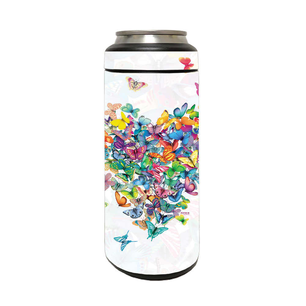 Picture of MightySkins YERM12COLSL-Wildheart Skin Compatible with YETI Rambler 12 oz Colster Slim Can - Wildheart