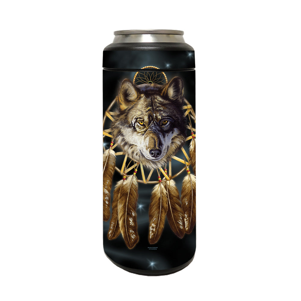 Picture of MightySkins YERM12COLSL-Wolf Dreams Skin Compatible with YETI Rambler 12 oz Colster Slim Can - Wolf Dreams