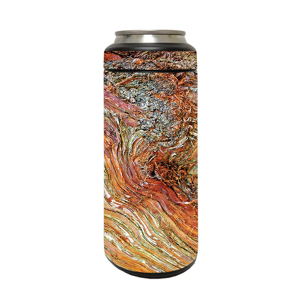 Picture of MightySkins YERM12COLSL-Woodlands Skin Compatible with YETI Rambler 12 oz Colster Slim Can - Woodlands