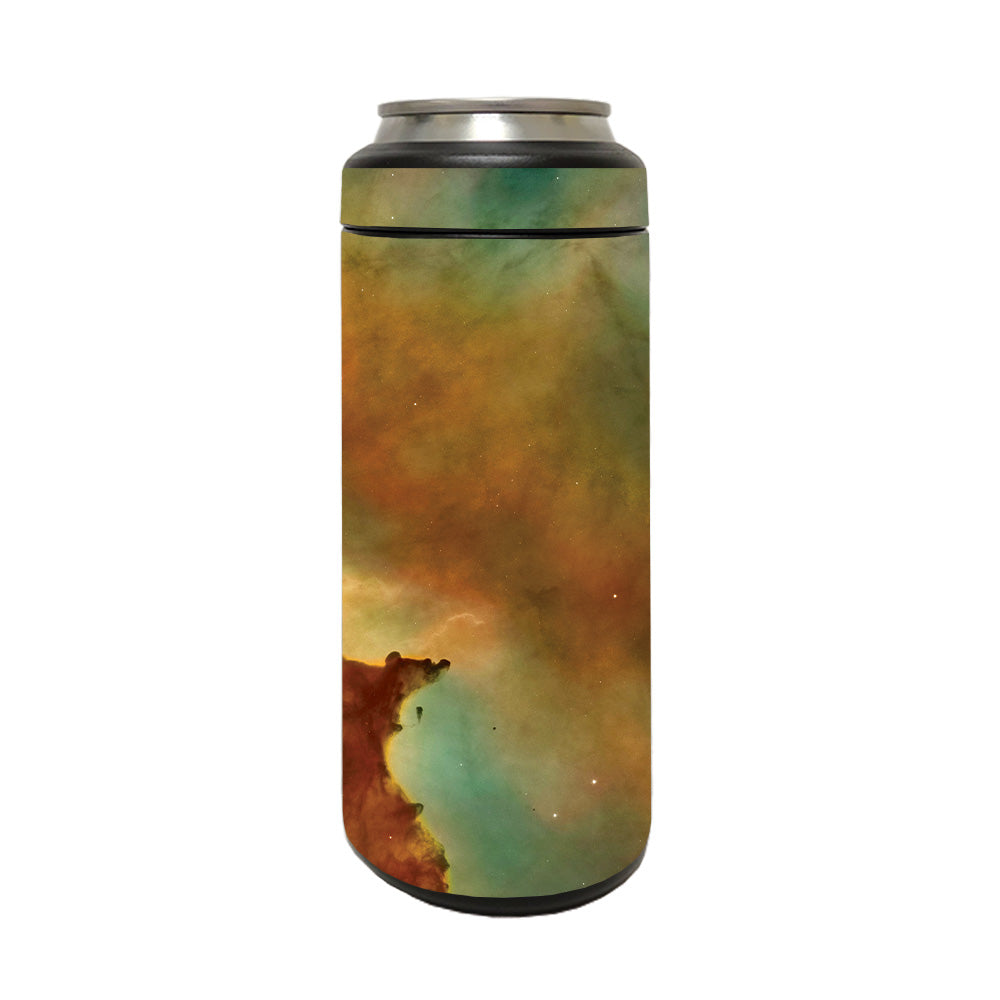 Picture of MightySkins YERM12COLSL-Space Smoke Skin Compatible with YETI Rambler 12 oz Colster Slim Can - Space Smoke