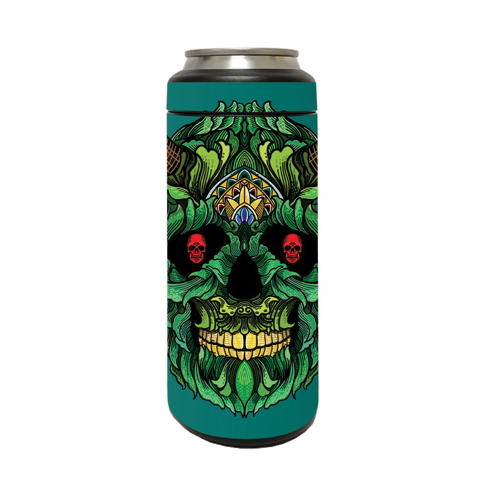 Picture of MightySkins YERM12COLSL-Lettuce Devil Skin Compatible with YETI Rambler 12 oz Colster Slim Can - Lettuce Devil